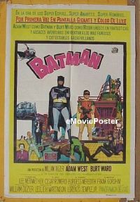 #085 BATMAN Argentinean poster '66 Adam West 