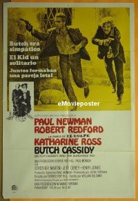 #0088 BUTCH CASSIDY & SUNDANCE KID Argentinean R1970s Paul Newman, Robert Redford, Ross