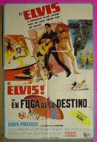 #092 CLAMBAKE Argentinean poster '67 Elvis 