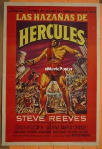 #145 HERCULES Argentinean 1sh '59 S. Reeves 