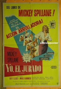 #323 I THE JURY Argentinean '53 3-D, Spillane 
