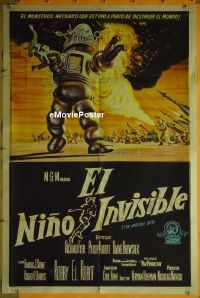 #154 INVISIBLE BOY Argentinean '57