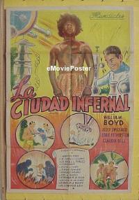 #124 LOST CITY Argentinean poster '35 serial 