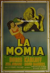 #032 MUMMY Argentinean linen 32 Boris Karloff 