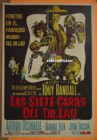 #6297 7 FACES OF DR LAO Argent64 Tony Randall 