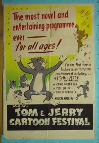 #8133 TOM & JERRY CARTOON FESTIVAL Aust 1sh 1960s