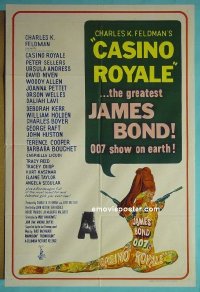 #6309 CASINO ROYALE Aust 1sh '67 Bond spoof! 