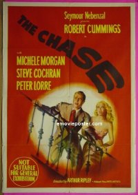 K036 CHASE Australian one-sheet movie poster '66 Marlon Brando, Jane Fonda