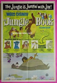 #8078 JUNGLE BOOK Aust 1sh R70 Walt Disney 