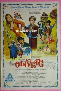 K105 OLIVER Australian one-sheet movie poster '69 Carol Reed, Ron Moody