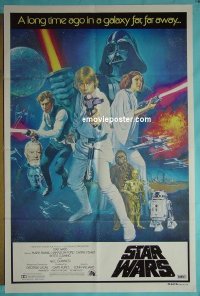 #6486 STAR WARS Aust 1sh '77 George Lucas 