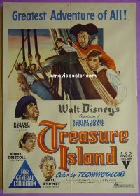#6506 TREASURE ISLAND Aust 1sh 50 Walt Disney 