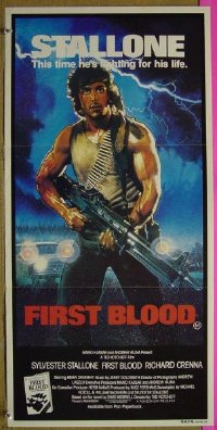 #8451 1st BLOOD Aust db82 Rambo, Sly Stallone 