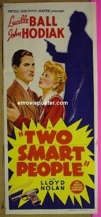 #8454 2 SMART PEOPLE Aust db '46 Lucille Ball 