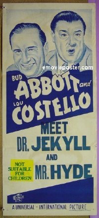 #1030 ABBOTT & COSTELLO STOCK 1950s Meet Doctor Jekyll and Mr. Hyde