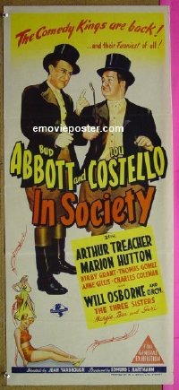 #6781 IN SOCIETY Aust db 44 Abbott & Costello 