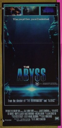 #1034 ABYSS Aust daybill '89 James Cameron