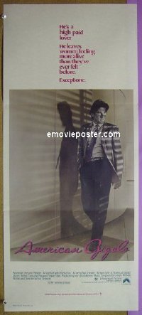 #1061 AMERICAN GIGOLO Aust DB 80 Richard Gere