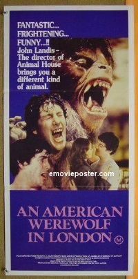 AMERICAN WEREWOLF IN LONDON Aust daybill