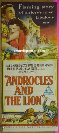 #6560 ANDROCLES & THE LION Aust db '52 RKO 