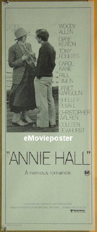 #191 ANNIE HALL daybill 77 Woody Allen,Keaton 