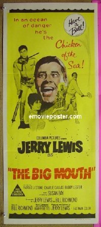 #1131 BIG MOUTH Aust daybill '67 Jerry Lewis