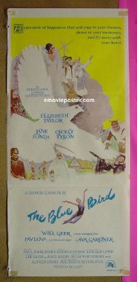 K274 BLUE BIRD Australian daybill movie poster '76 Liz Taylor