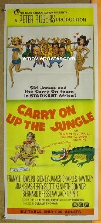 #1213 CARRY ON UP THE JUNGLE Aust DB '70 sex!