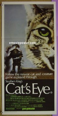#8603 CAT'S EYE Aust daybill '85 Stephen King 