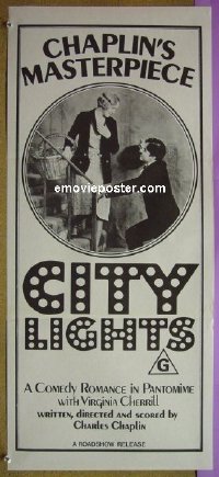 #1244 CITY LIGHTS Aust DB R72 Chaplin boxing!