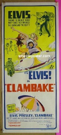 #8615 CLAMBAKE Aust daybill '67 Elvis Presley 