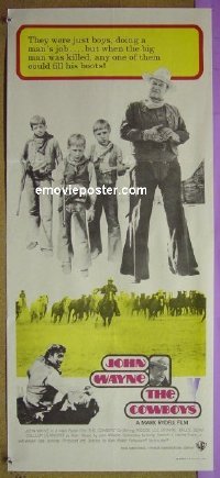 #1274 COWBOYS Aust daybill '72 Big John Wayne
