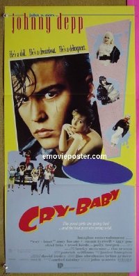 #1285 CRY-BABY Aust DB '90 John Waters