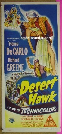 #6652 DESERT HAWK Aust db '50 Yvonne De Carlo 