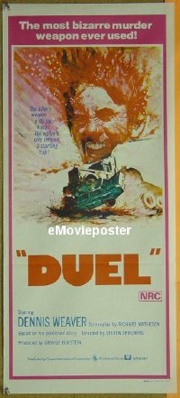 #1346 DUEL Aust daybill '72 Steven Spielberg