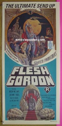#1408 FLESH GORDON Aust DB #1 '74 sex sci-fi!