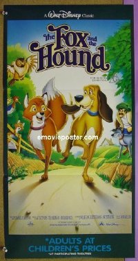 #1424 FOX & THE HOUND Aust daybill R90s Disney