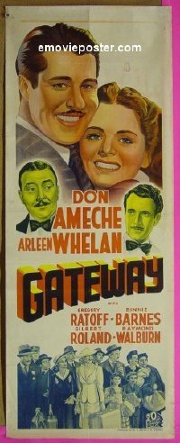 #8030 GATEWAY Aust daybill '38 Don Ameche 