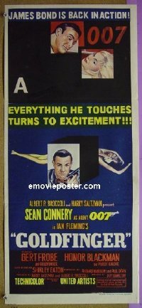 #8753 GOLDFINGER Aust db '64 Connery as Bond 