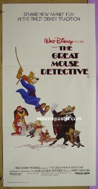 #1490 GREAT MOUSE DETECTIVE Aust DB 86 Disney
