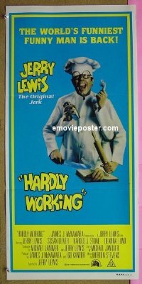 #8787 HARDLY WORKING Aust db '81 Jerry Lewis 