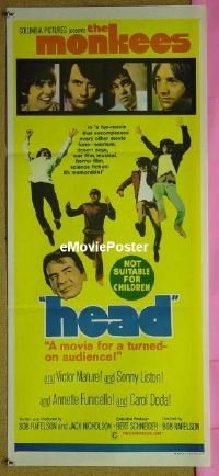 #241 HEAD Aust daybill '68 The Monkees 