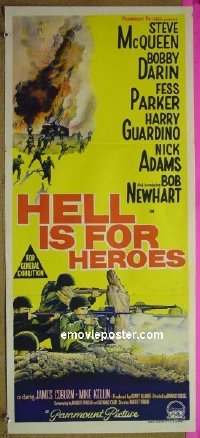 #1522 HELL IS FOR HEROES Aust DB '62 McQueen