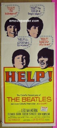 #6761 HELP Aust db '65 The Beatles 
