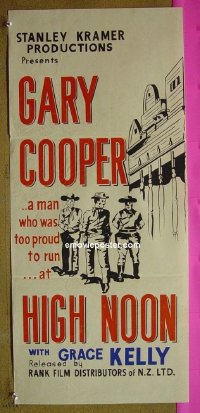 #8805 HIGH NOON New Zealand daybill R60s Gary Cooper 