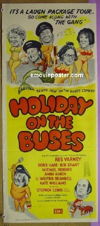 #1541 HOLIDAY ON THE BUSES Aust DB 73 English