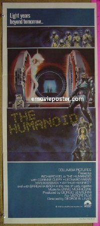#1560 HUMANOID Aust daybill '79 Richard Kiel