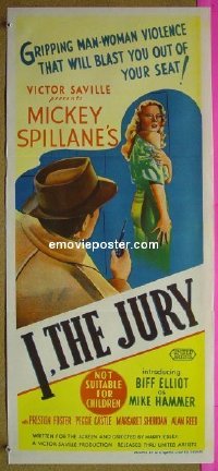 #6778 I THE JURY Aust db '53 Mickey Spillane 
