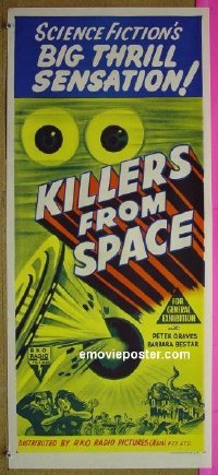 #6806 KILLERS FROM SPACE Aust db '54 Graves 