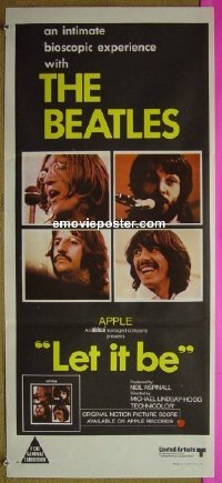 #1657 LET IT BE Aust daybill '70 The Beatles